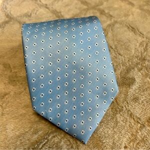 Paul & Shark 🦈 Yachting Blue Patterned Silk Tie NWOT 4” Wide 59” Long